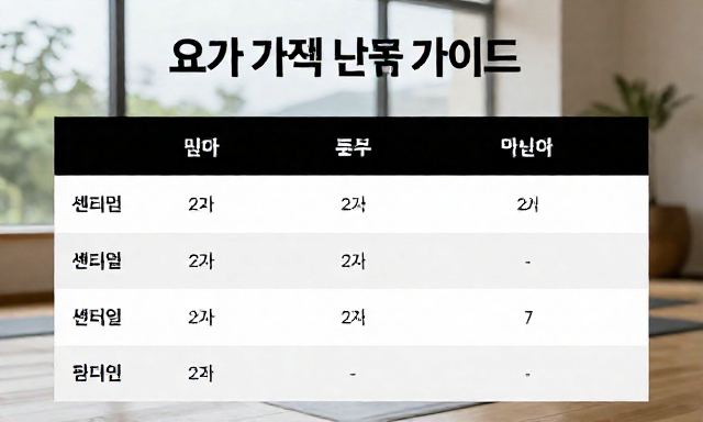 요가가격 관련 이미지 - 요가 가격 비교 가이드: 센터별 평균 비용과 합리적인 선택 기준